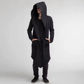 Hooded Cardigan Trench Coat Streetwear