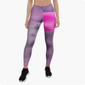 Women's Purple Glitch Leggings