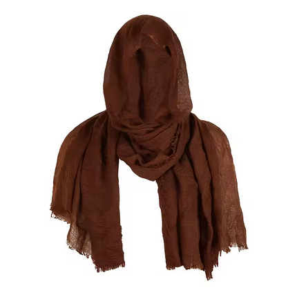 Distressed Black Shawl Assassin Hood